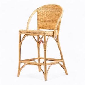Rattan Bar Stool In Natural