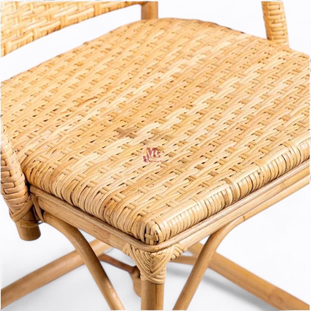Rattan Bar Stool In Natural