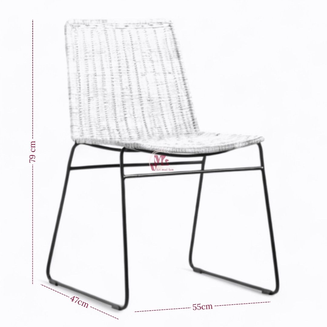 Modern Rattan Bar Stools