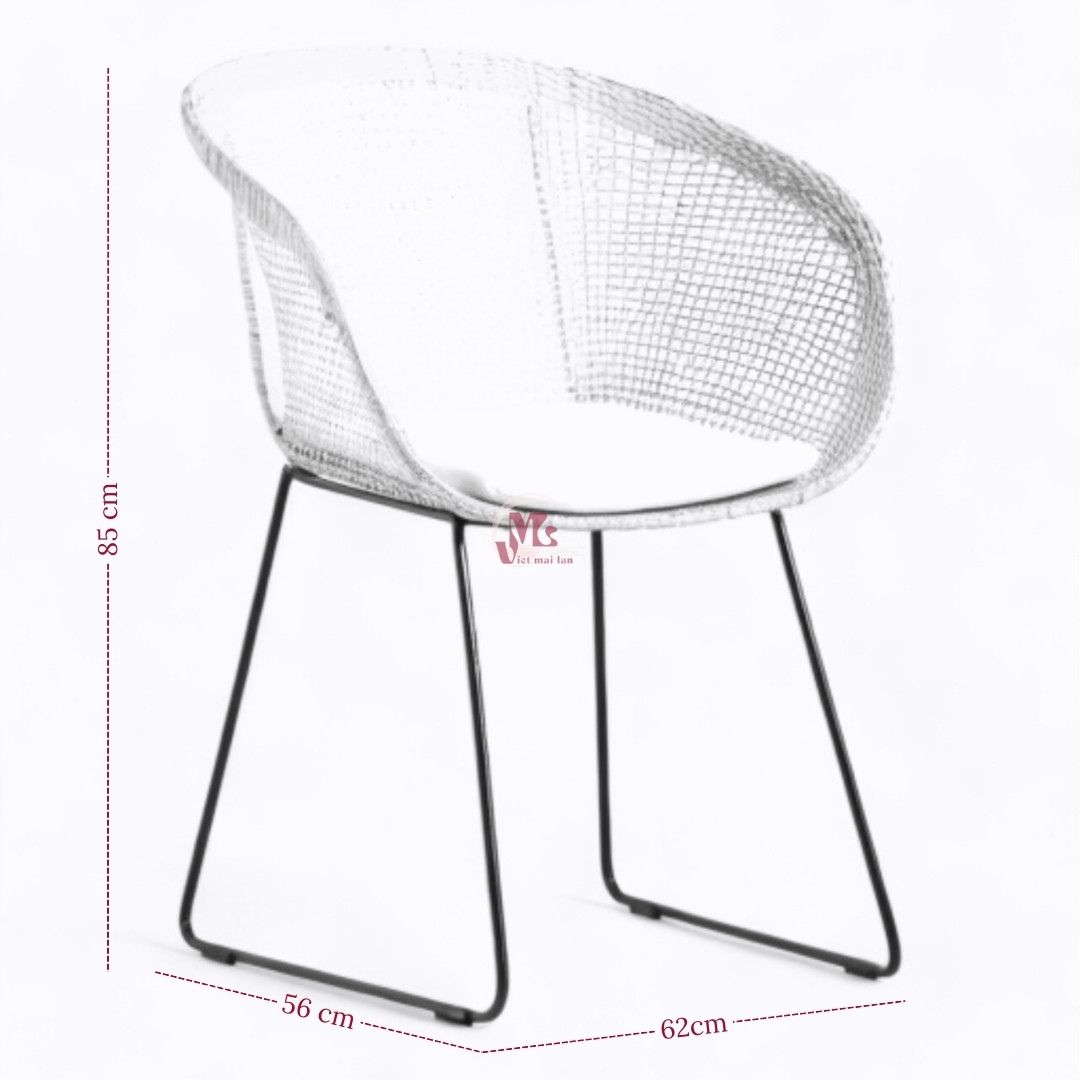 Brown Rattan Bar Stool