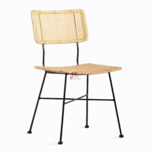 Natural Brown Rattan Bar Stools