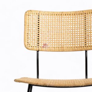 Natural Brown Rattan Bar Stools