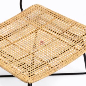 Natural Brown Rattan Bar Stools