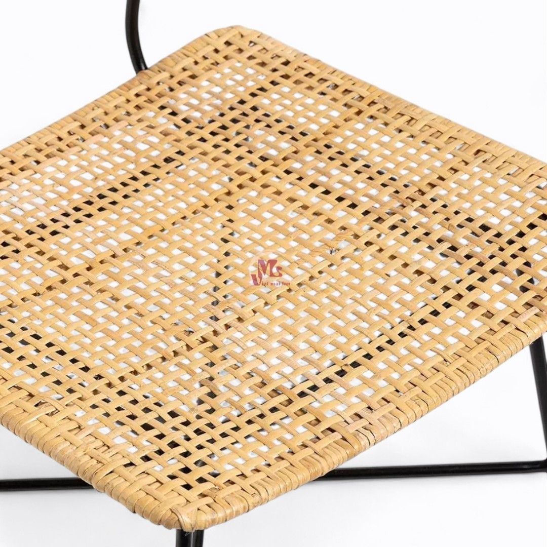 Natural Brown Rattan Bar Stools
