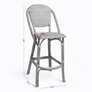 Natural Rattan Bar Stools