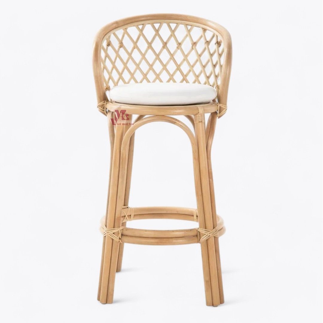 Luxury Rattan Bar Stool