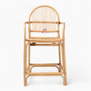 Rattan Bar Stool with Arms