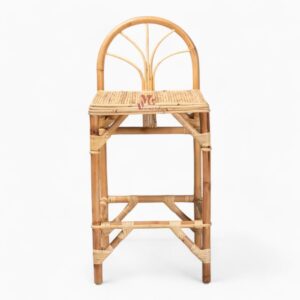 Simple Wicker Rattan Bar Chair