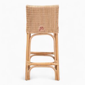 Vintage Woven Rattan Bar Chair