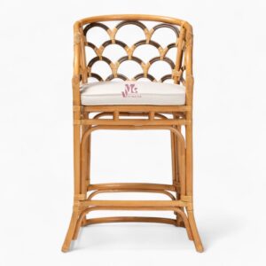 Natural Wicker Rattan Bar Chair