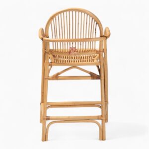 Rattan Bar Stool with Arms