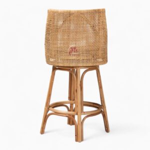 Natural Wicker Rattan Bar Stool