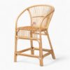 Rattan Bar Stool in Natural