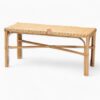 Wicker Rattan Bench
