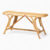 Modern Wicker Rattan Bench