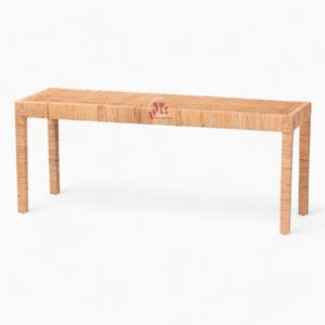 Modern Rattan Bench