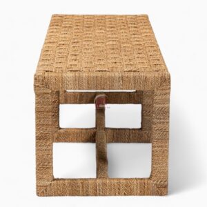 Natural Seagrass Bench