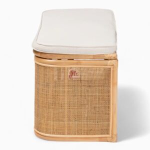 Natural Rattan Bench Chair