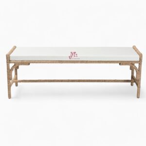 Natural Woven Seagrass Bench