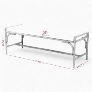 Natural Woven Seagrass Bench