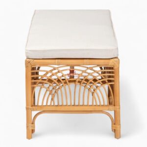 Natural Modern Rattan Bench Chair