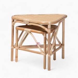 Set of 2 Rattan Coffee Table