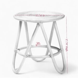 Round Wicker Rattan Coffee Table