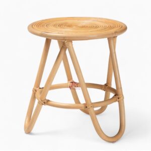 Round Wicker Rattan Coffee Table