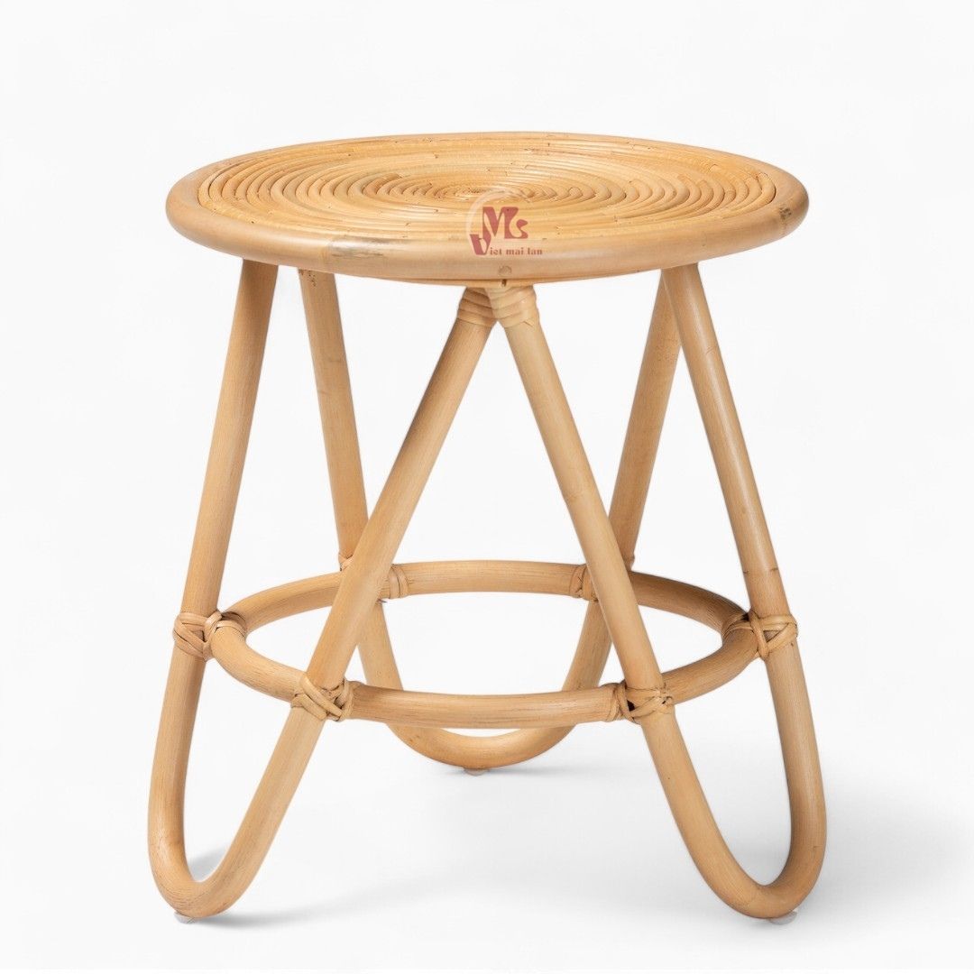 Round Wicker Rattan Coffee Table