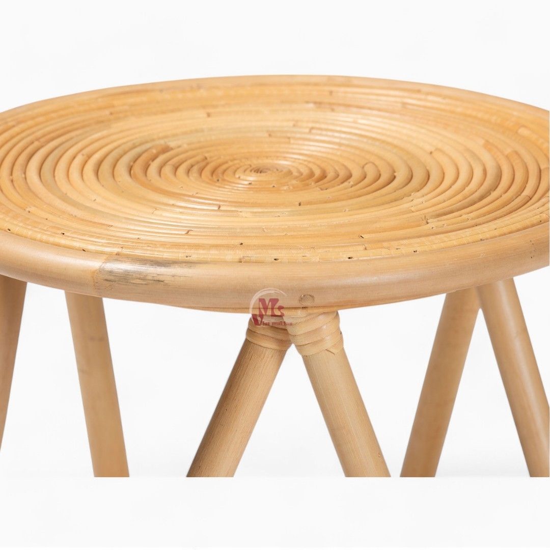 Round Wicker Rattan Coffee Table