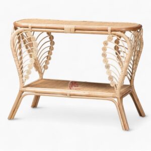 Large Wicker Rattan Coffee Table