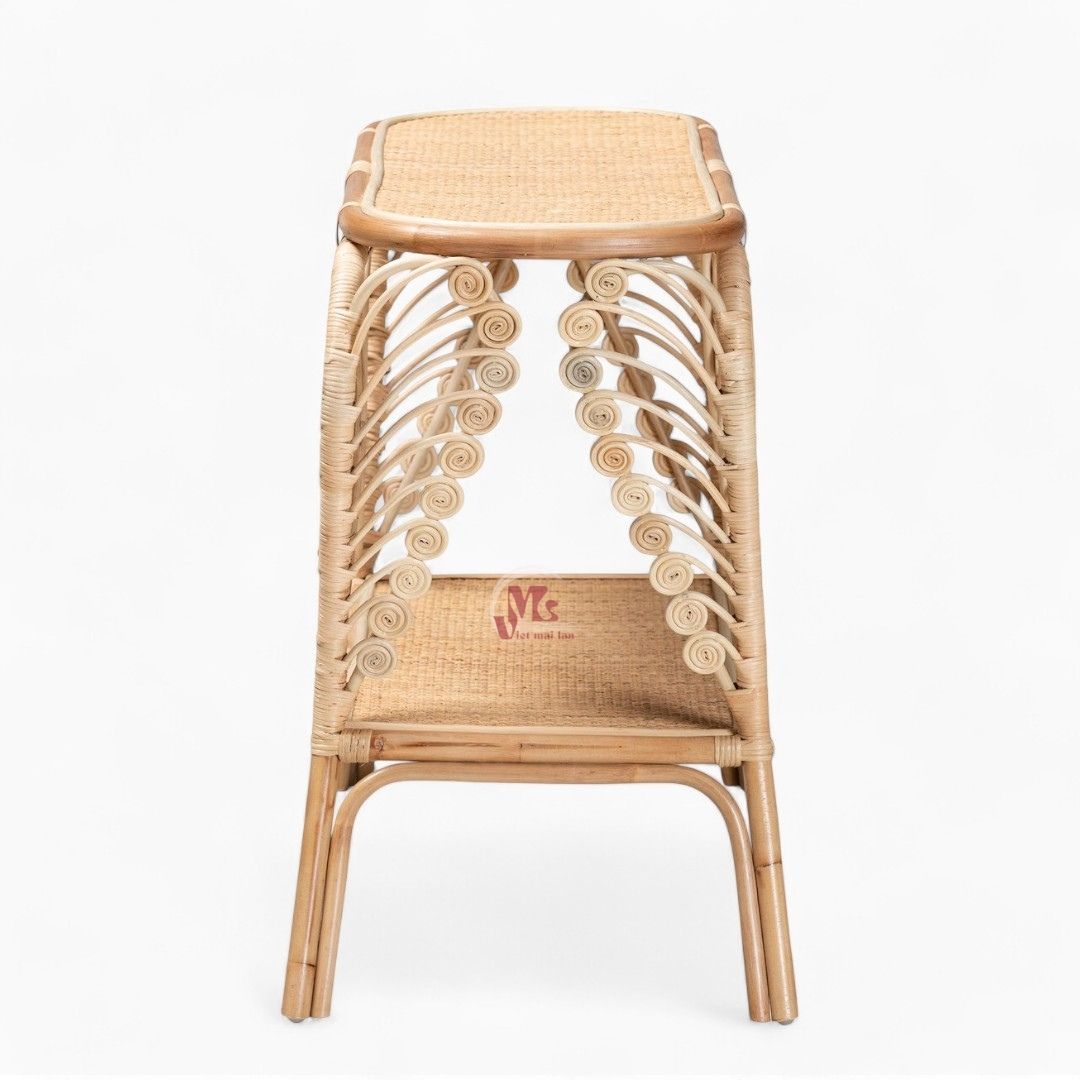 Large Wicker Rattan Coffee Table