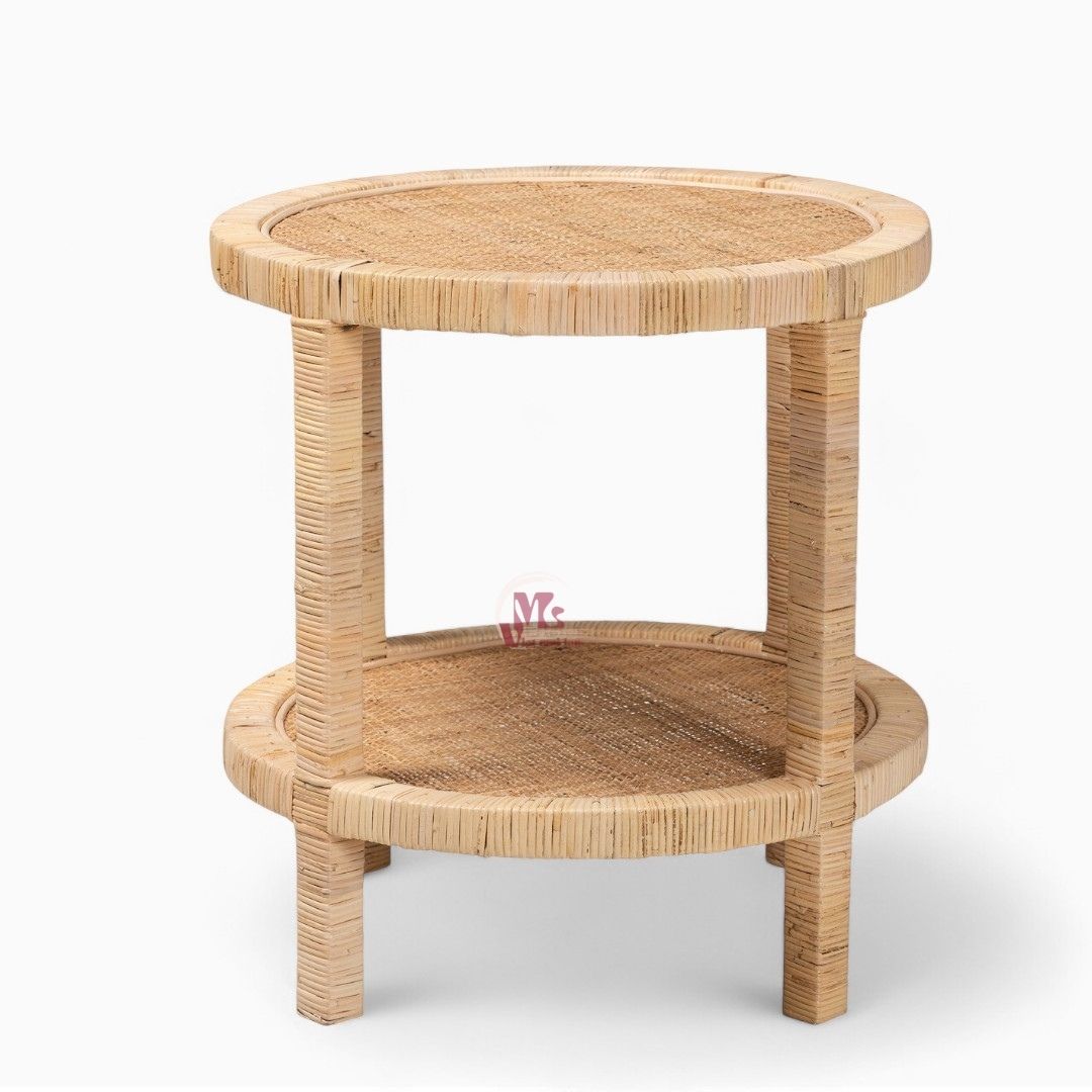 Natural Woven Rattan Coffee Table
