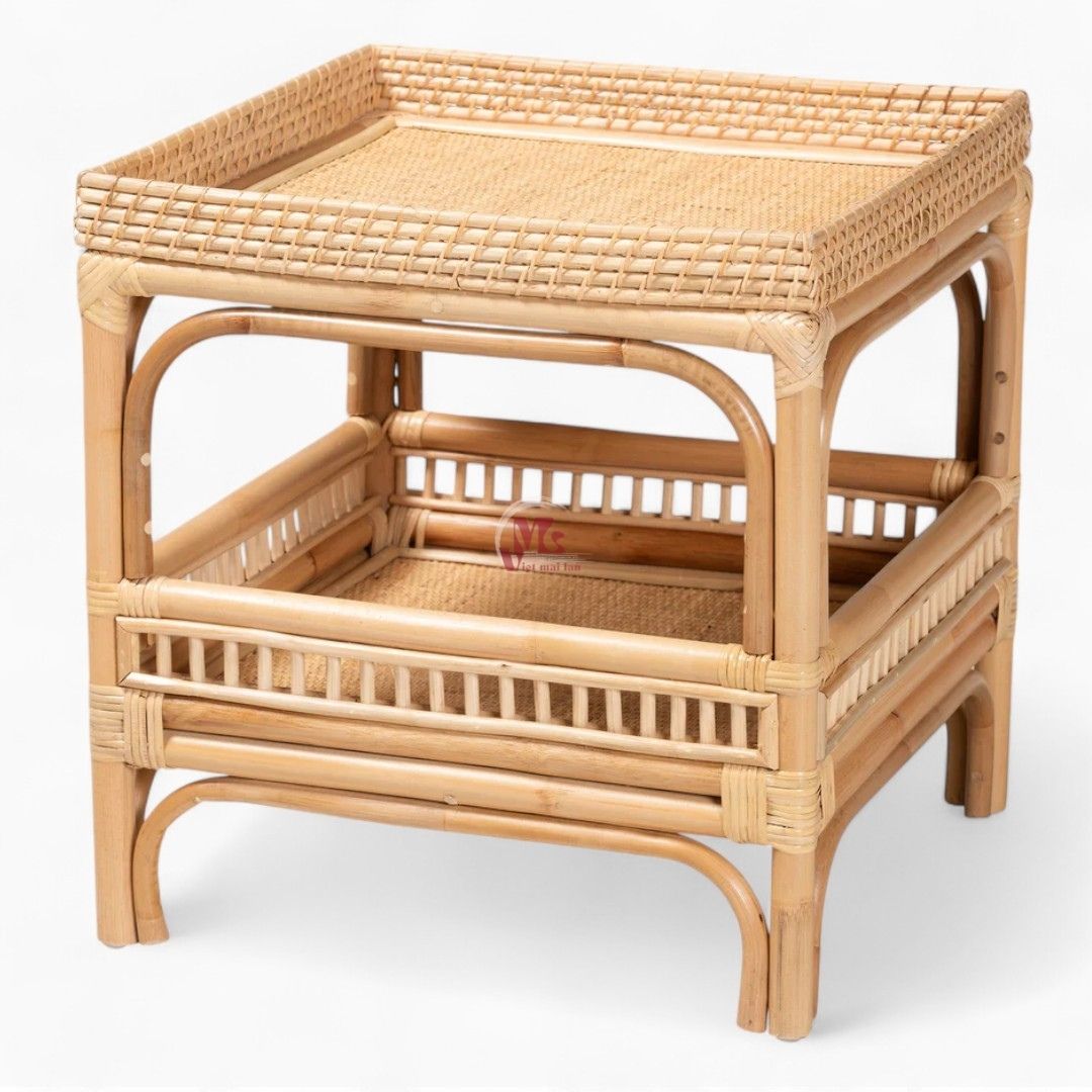 Natural Wicker Coffee Table