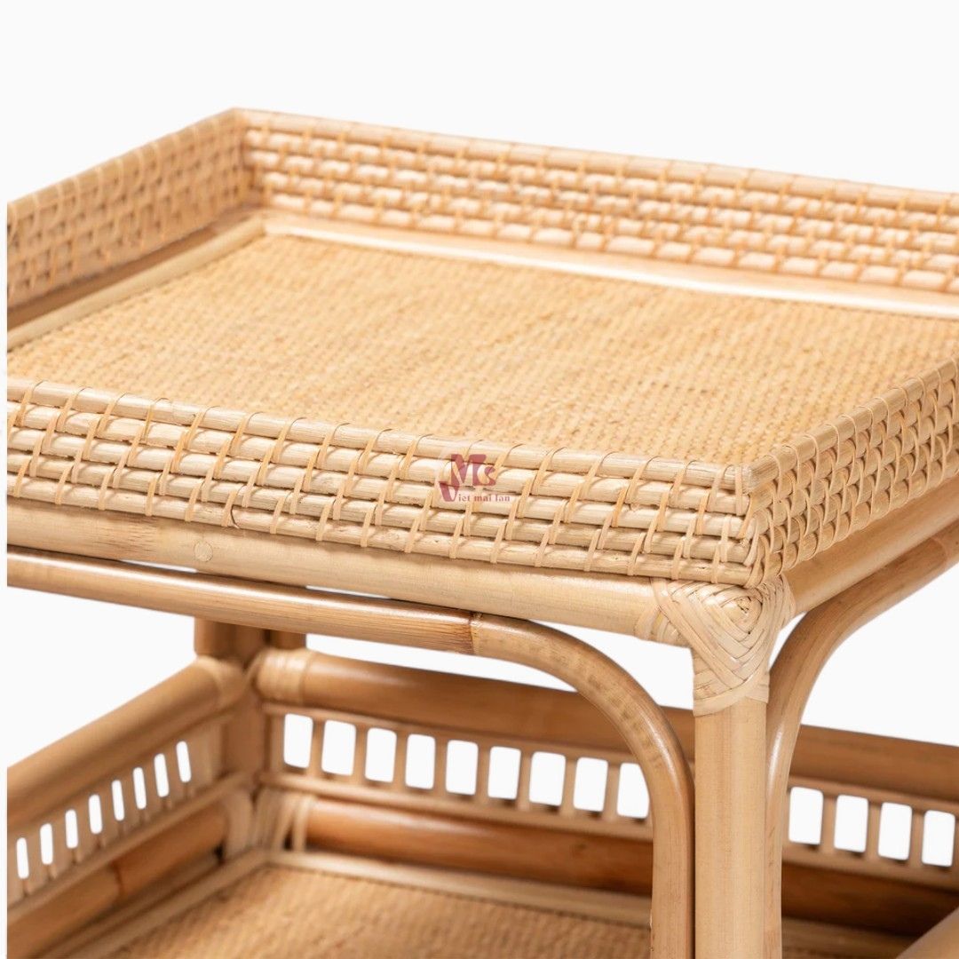 Natural Wicker Coffee Table