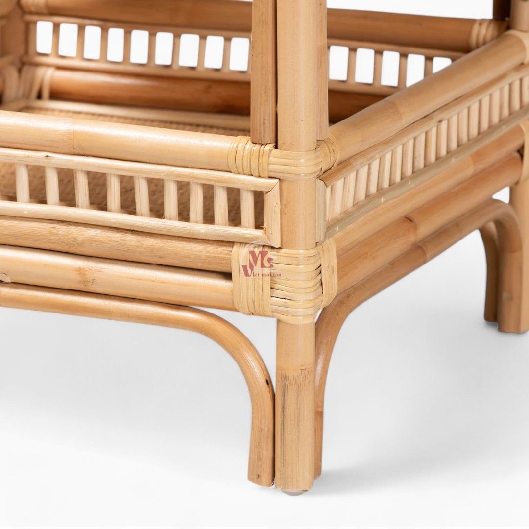 Natural Wicker Coffee Table