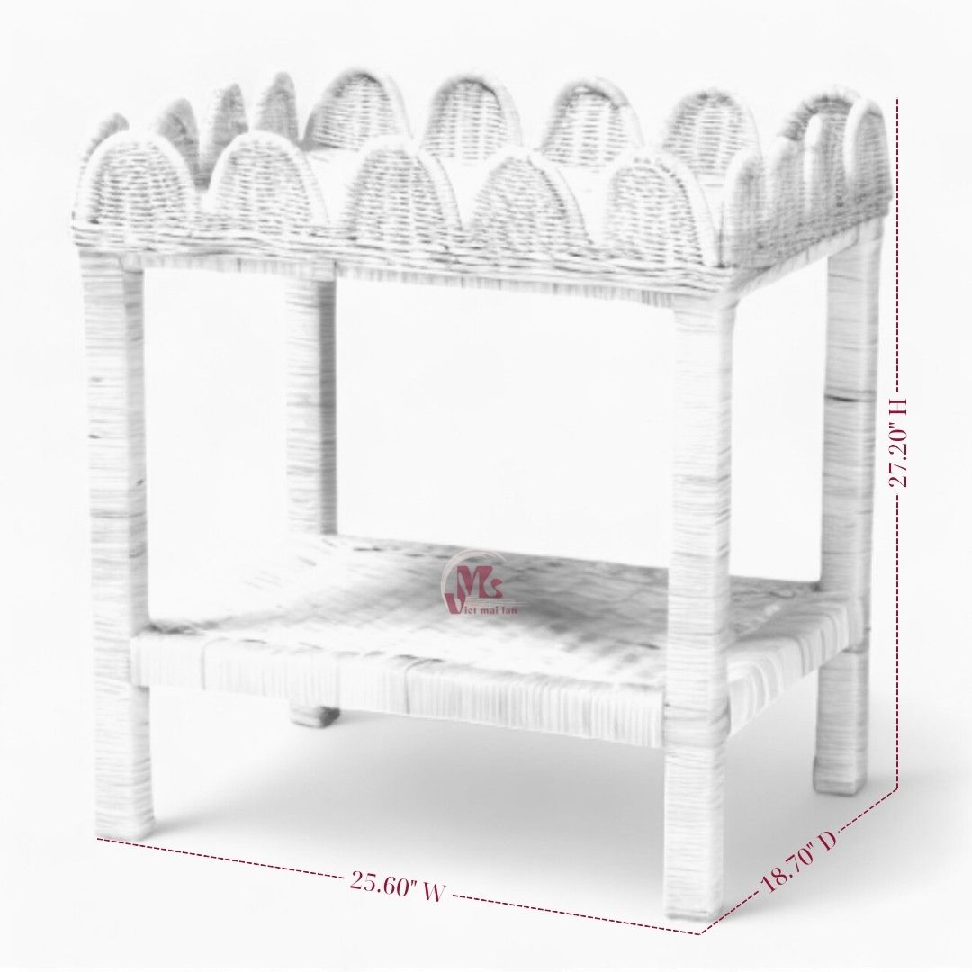 Natural Woven Coffee Table