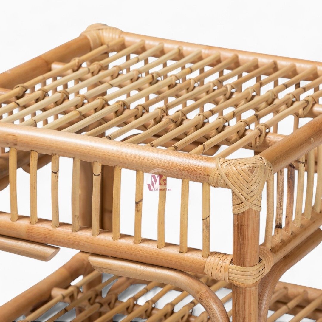 Square Rattan Coffee Table