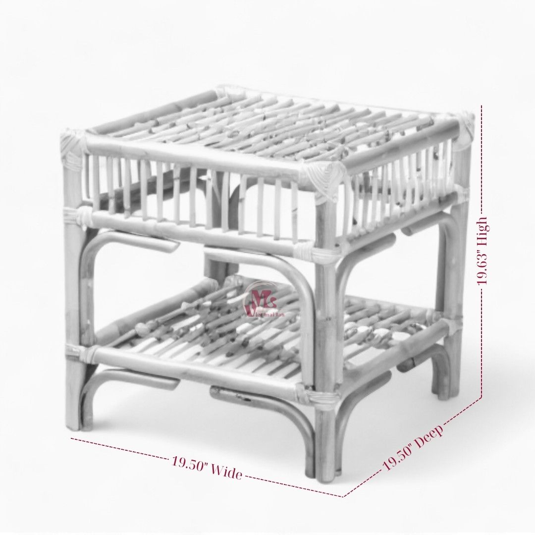 Square Rattan Coffee Table