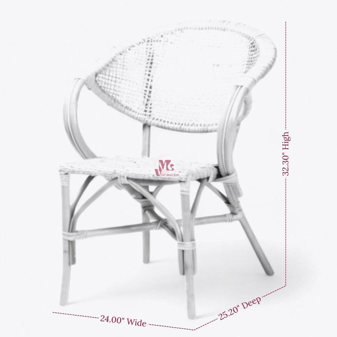 Natural Wicker Dining Chair