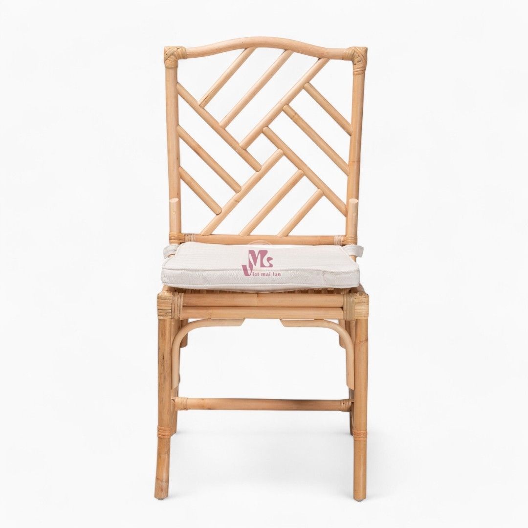 High Back Wicker Dining Chair