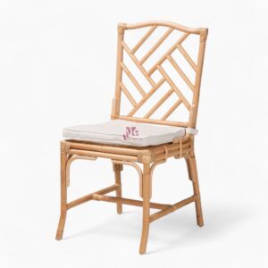 High Back Wicker Dining Chair