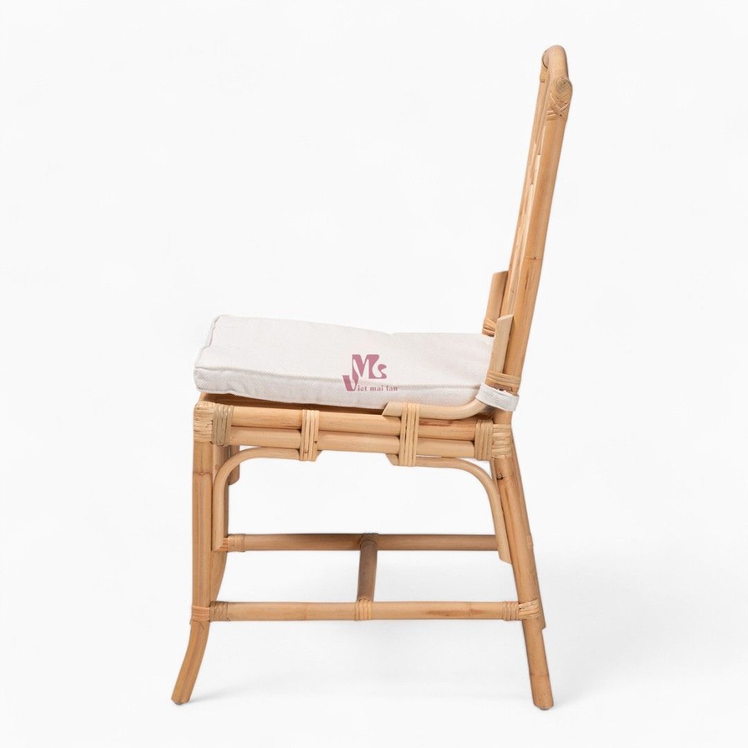 High Back Wicker Dining Chair