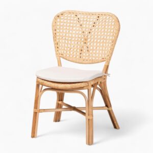 Modern Bohemian Natural Rattan Dining Chair
