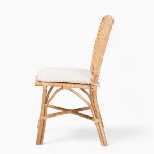Modern Bohemian Natural Rattan Dining Chair