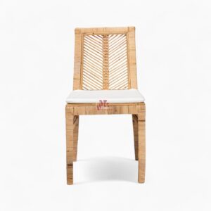 Rattan Dining Chair with Cushion