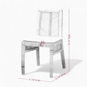 Rattan Dining Chair with Cushion