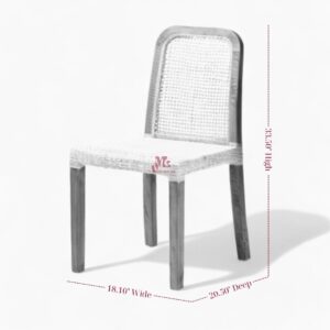 Bohmenian Rattan Wicker Dining Chair