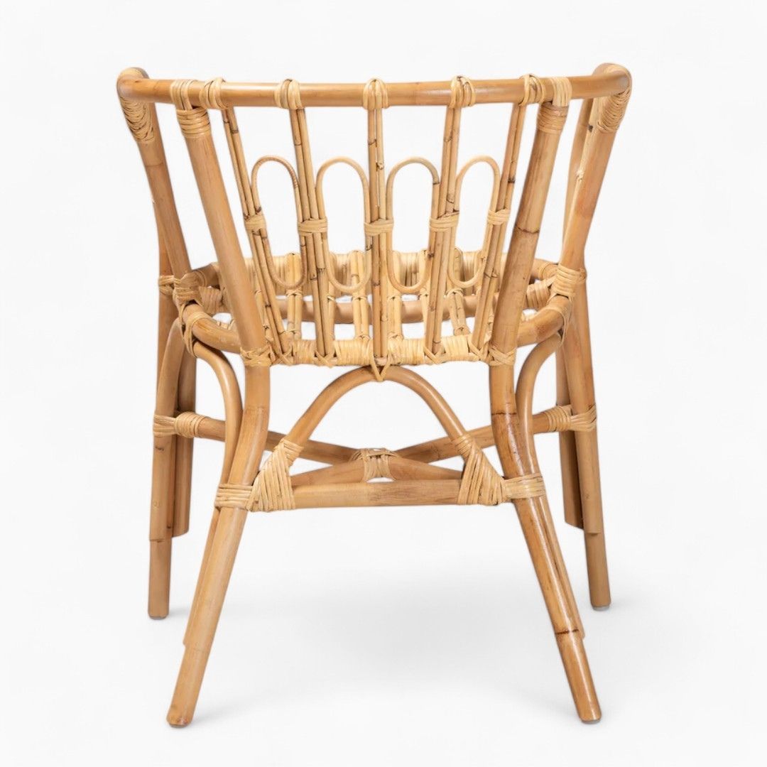 Rattan Accent Dining Chairs