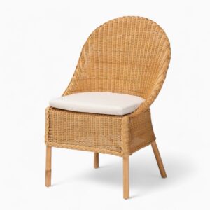 Simple Woven Rattan Dining Chair